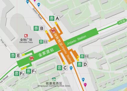 珞瑜路光谷广场站：便捷的公交地铁换乘站点